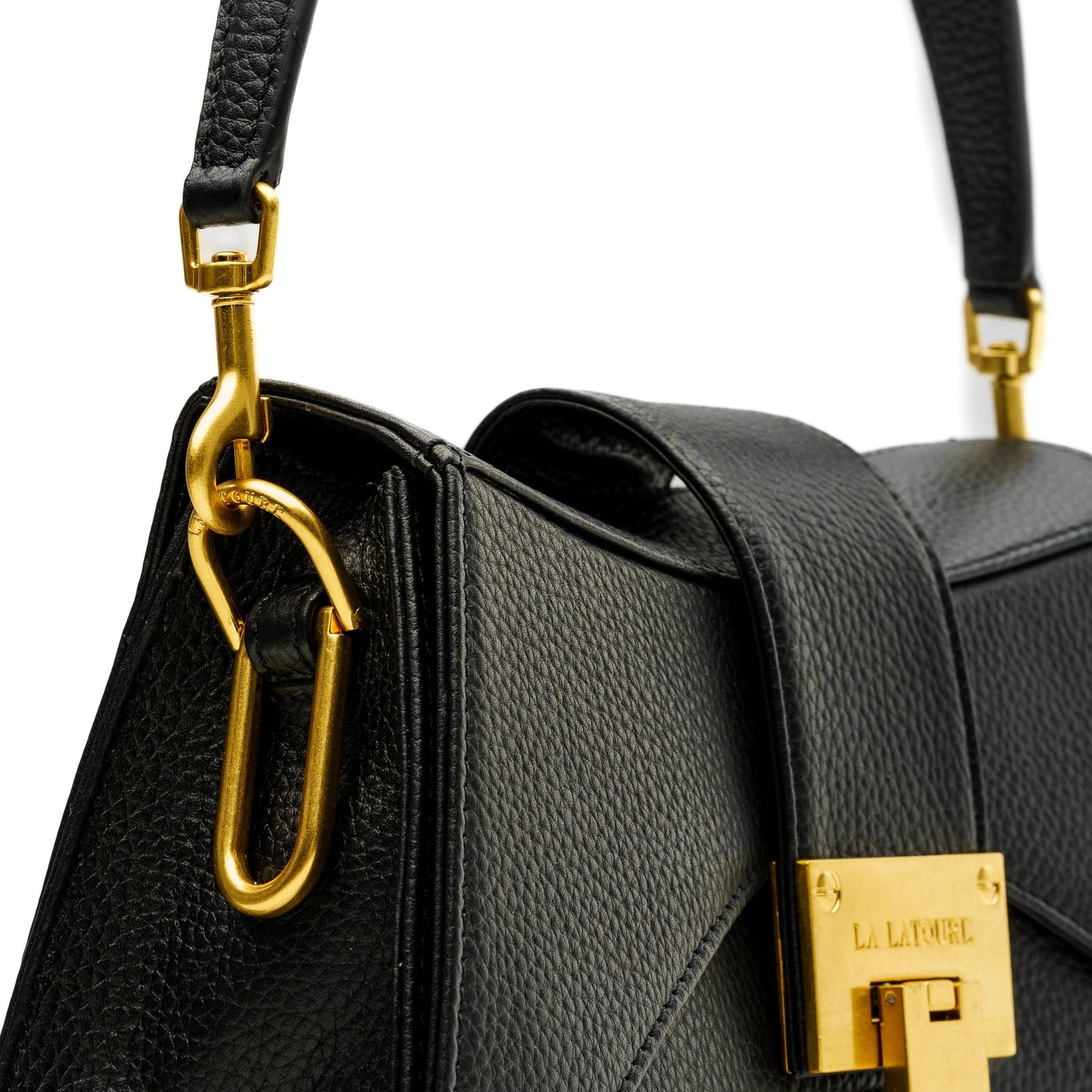 De Venia Leather Shoulder Bag