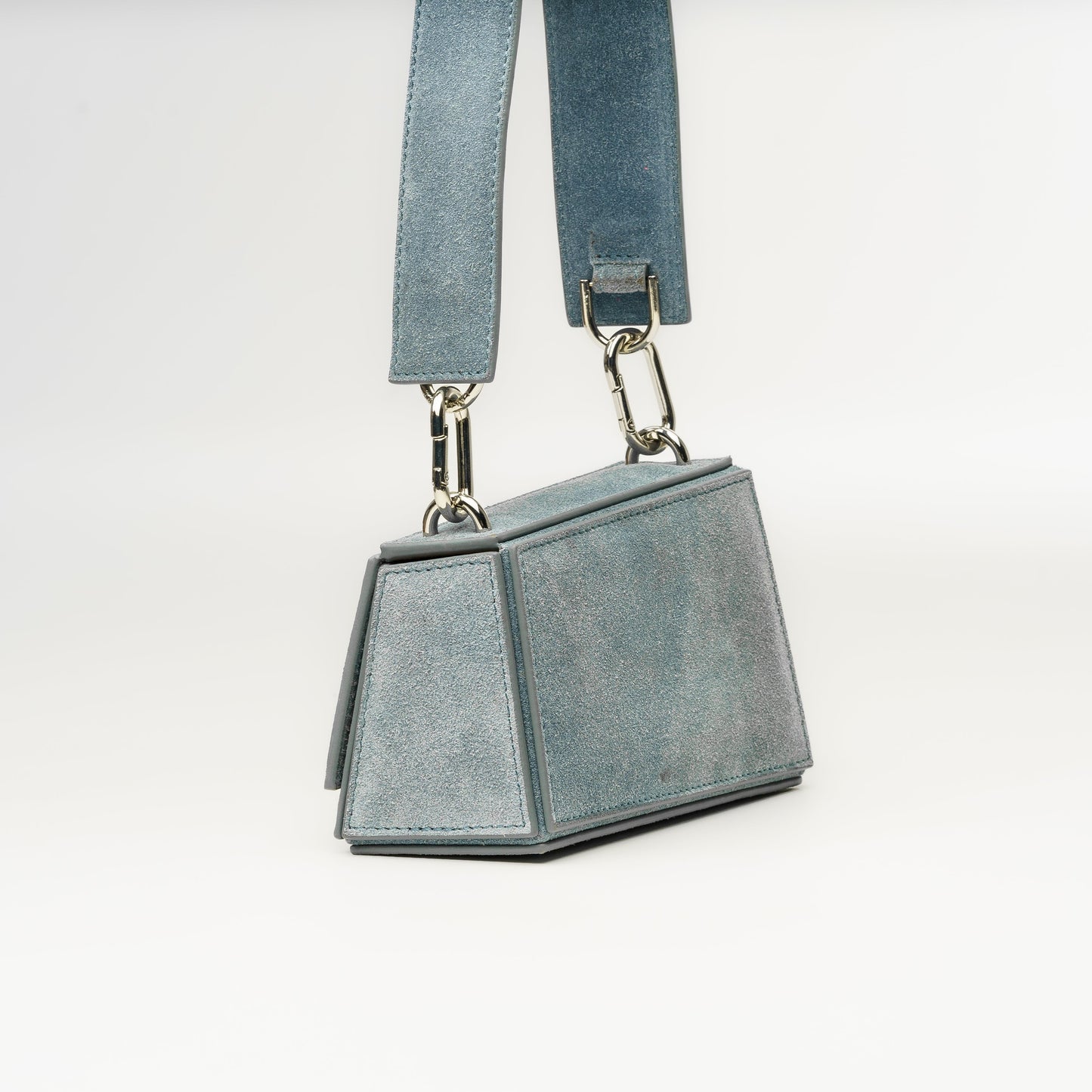 Light Blue Suede / Silver