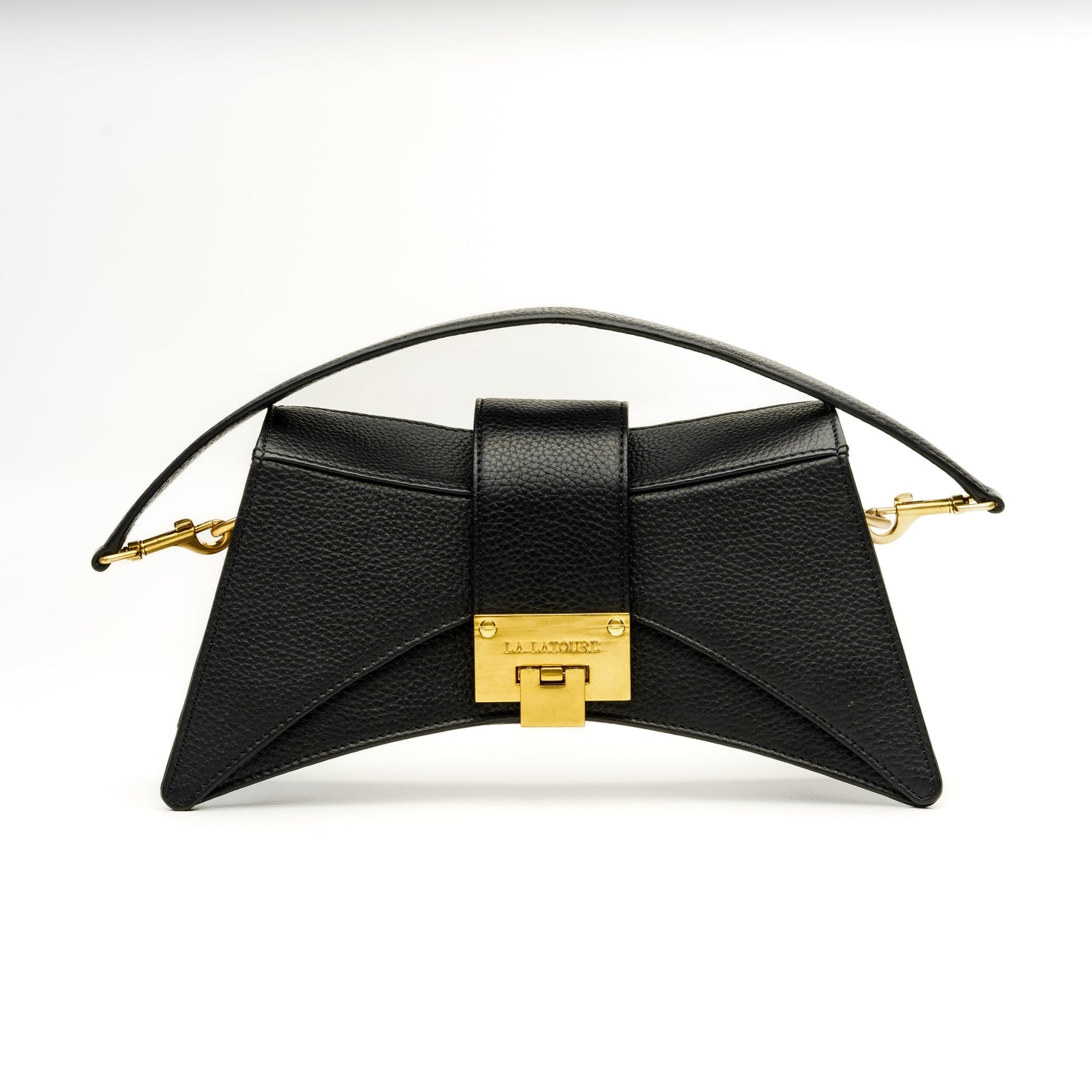 De Venia Leather Shoulder Bag