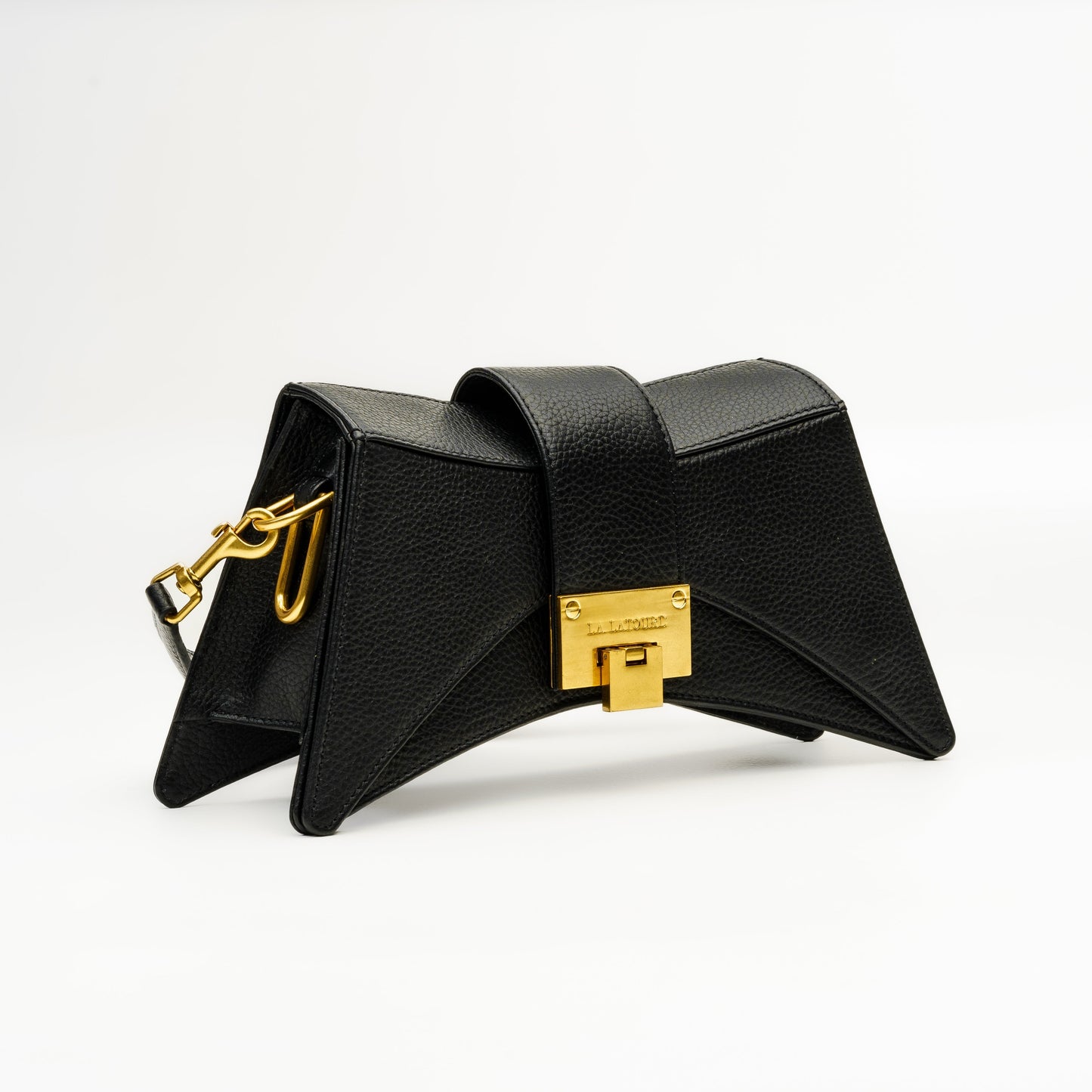 De Venia Leather Shoulder Bag